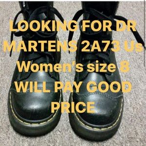 LOOKING FOR DR MARTENS 2A73 US WOMENS SIZE 8